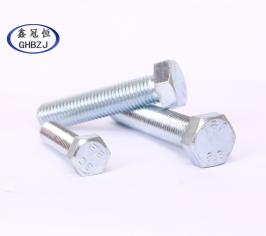 8.8级蓝白锌外六角